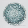 European style kaleidoscope pad printing tableware